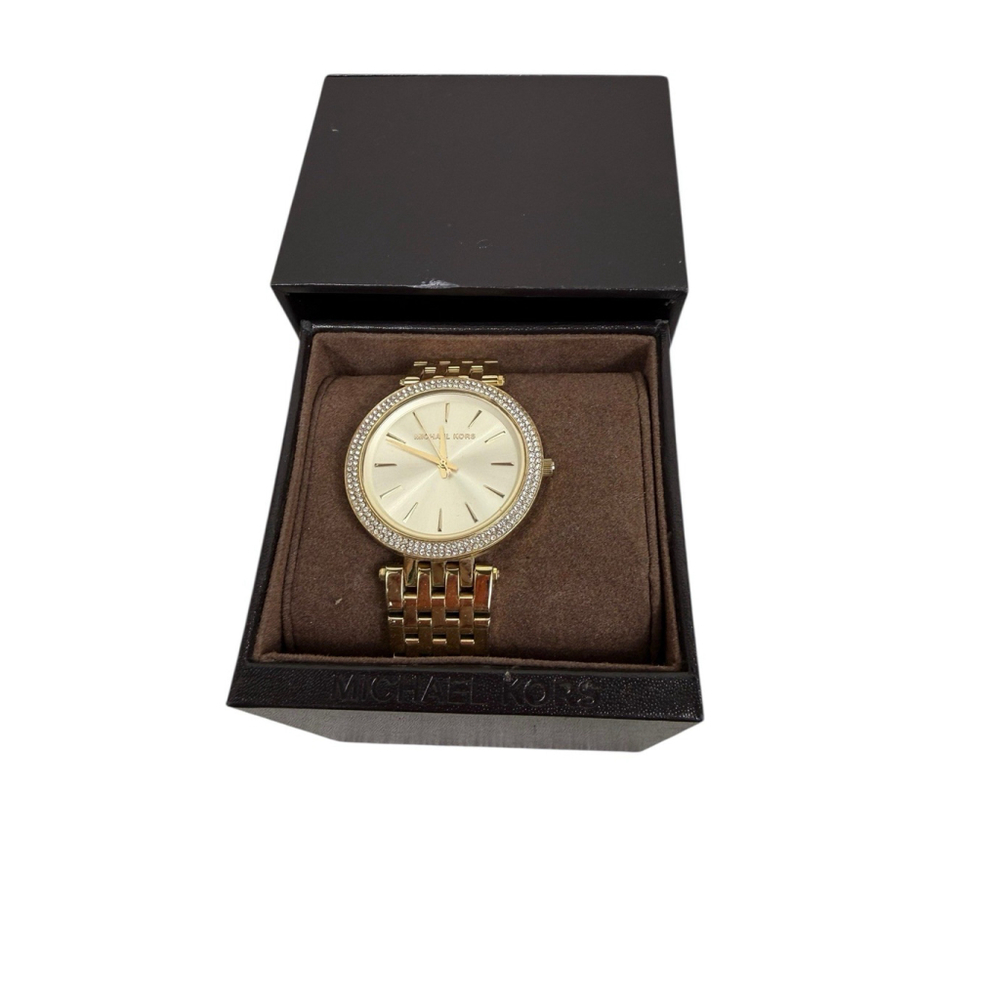 🔥 Host Pick 🔥Michael Kors Darci MK3191 Gold Stainless Steel Analog Dial Watch - Picture 3 of 9